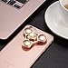 DaLanZom Fidget Spinner Toy Made of Titanium Alloy Ceramic Bearing 3+ Minutes Spinning Time High-Speed EDC Focus Toy for Killing Time (Rose Gold)