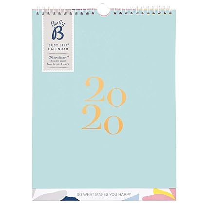 Calendario Busy Life 2020 Busy B - calendario mensual azul ...