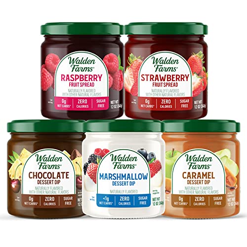 Walden Farms Variety Pack Fruit and Dipping Spread, Sugar and Calorie
