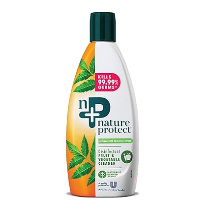 Nature Protect Disinfectant Fruit & Vegetable Cleaner | Kills 99.99% Germs, 500 ml