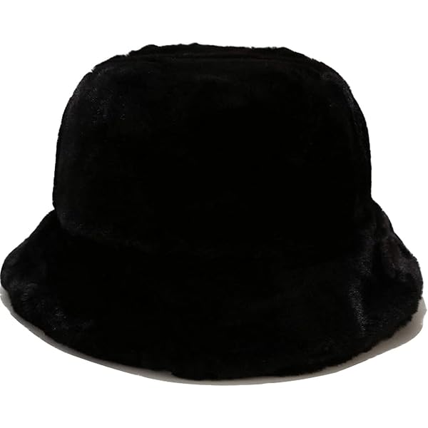 Winter Faux Fur Bucket Hat Plush Fisherman Cap for Women and  display picture 1