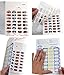 Medi-Aid 4 Times a Day Weekly Cold Seal Medication Blister Pack System Cards - One Piece Unit Dose Book Fold, Easy No Extra Equipment Needed, Just Fill and Seal, 24 Compartments, 6 Pack