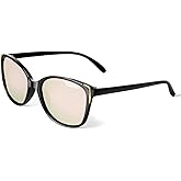 Face Shadow Polarized Sunglasses for Women, Cat Eye Sunglasses for Small Face Ladies Ultralight UV400 Protection