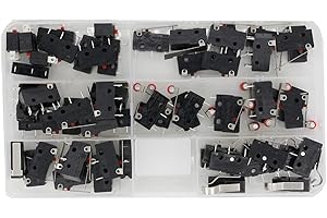 CNLW 60 PCS Micro Switch/Box Long Life All New 5A 250VAC KW11-3Z Micro Switch Tact Switch on Off