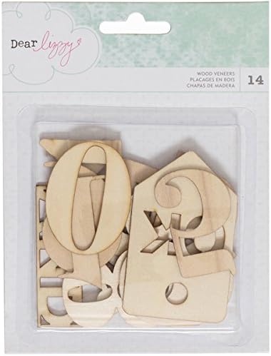 Saturday Wood Veneer Shapes 14/Pkg-