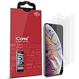 iCarez [HD Anti Glare] Matte Screen Protector for iPhone Xs iPhone X 5.8-Inch 2018 [3 Pack] (Case Friendly) No Bubble Easy to Install