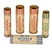 250 Coin Wrappers - Assorted Sizes - 100 Quarters, 50 Pennies, 50 Nickels and 50 Dimes - Made in USA - Durable Preformed Paper Tubes primary