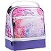 High Sierra Stacked Compartment Lunch Bag, Unicorn Clouds/Lavender/White, One Size