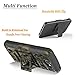 LG Optimus Zone 3 / LG Spree/LG K4 / LG Rebel LTE Case, [Combo Holster] Case and Built-in Kickstand Bundled with [Premium HD Screen Protector] Hybird Shockproof and Circlemalls Stylus Pen (Camo)