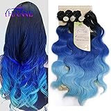 HANNE Ombre Color Hair Synthetic Body Wave Hair 18