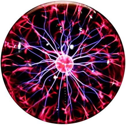 Enkman Magic Plasma Ball Lamp [Touch Sensitive] Nebula Sphere Globe Novelty Toy , 3 Inches Plasma Light USB Powered for Party, Decorations, Prop, Kids, Bedroom, Home, And Gifts