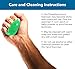 THERABAND Hand Exerciser, Ball For Hand, Wrist, Finger, Forearm, Grip Strengthening & Therapy, Squeeze Ball to Increase Hand Flexibility & Relieve Joint Pain, Green, Medium