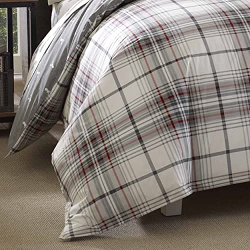 Eddie Bauer Queen Comforter Set, Reversible Cotton Bedding with