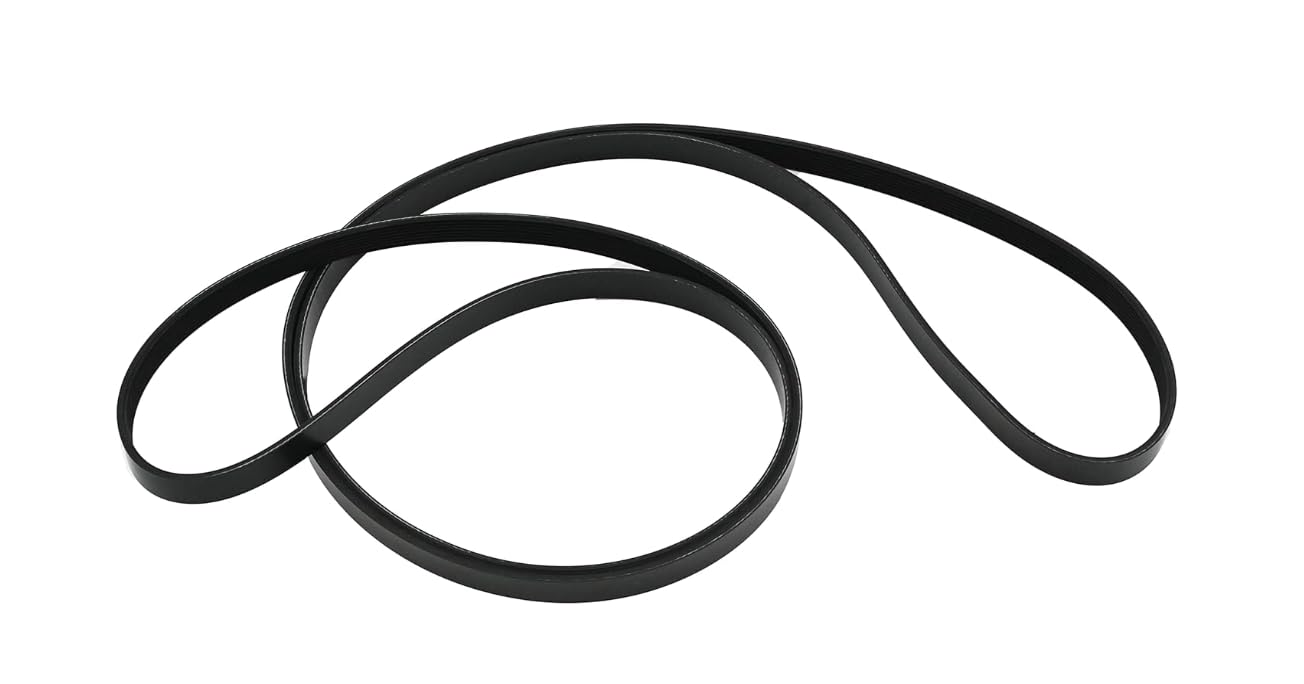 Photo 1 of 430104P Dryer Cylinder Belt Compatible with Speed Queen Huebsch Whirlpool Dryer Poly-V Cylinder Belt Dryer Motor Pulley Replacement