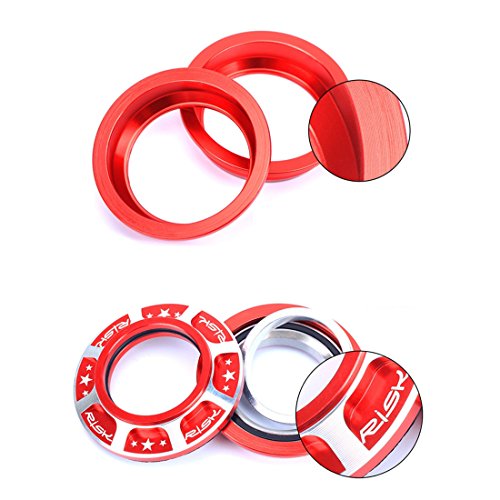 Yuehua Bike Headsets Double Bearings 44 Mm for MTB Bicycle Red - Thumbnail 5