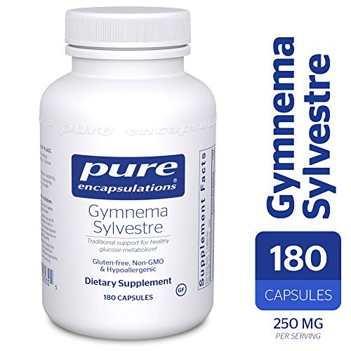 Pure Encapsulations - Gymnema Sylvestre - Hypoallergenic Supplement Supports Pancreas Function and Healthy Glucose Metabolism* - 180 Capsules
