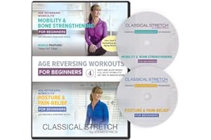 Classical Stretch by ESSENTRICS: Age Reversing Workouts for Beginners Box Set DVD - Mobility & Bone Strengthening + Posture & Pain Relief w/ Miranda Esmonde-White