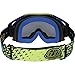 Oakley Airbrake MX TLD Series Adult Off-Road Motorcycle Goggles Eyewear - Starburst Yellow Blue/24k Iridium/One Size Fits All