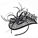 Fascigirl Sinamay Fascinator Pillbox Hat Hair Hoop Tea Party Derby Cocktail Hat for Women