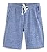 HARBETH Men's Casual Soft Cotton Elastic Fleece Jogger Gym Active Running Hiking Pocket Shorts