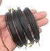Black Fishing line Wire Leader Vinyl Coated Stainless Steel Trace Lures Leader Wire 10 Meter 5LB-150LB Select,with 10pcs Crimps Sleeves