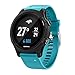 Ysang 22mm Width Soft Silicone Quick Install Sport Watch Strap Bracelet Wristband for Garmin Forerunner 935 GPS Smart Watch