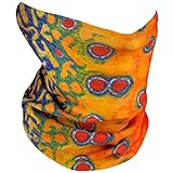 Fishing Mask Camo Headwear - Works as Fishing Sun Mask, Face Shield, Neck Gaiter, Headband, Bandana, Balaclava - Multifunctional Breathable Seamless Microfiber (Brook Trout)