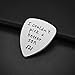 Son Gifts from Mom Dad - Stainless Steel I Couldn't Pick A Better Son Guitar Pick Jewelry Musician Gifts, Unique Birthday Gift for Son from Mother and Father