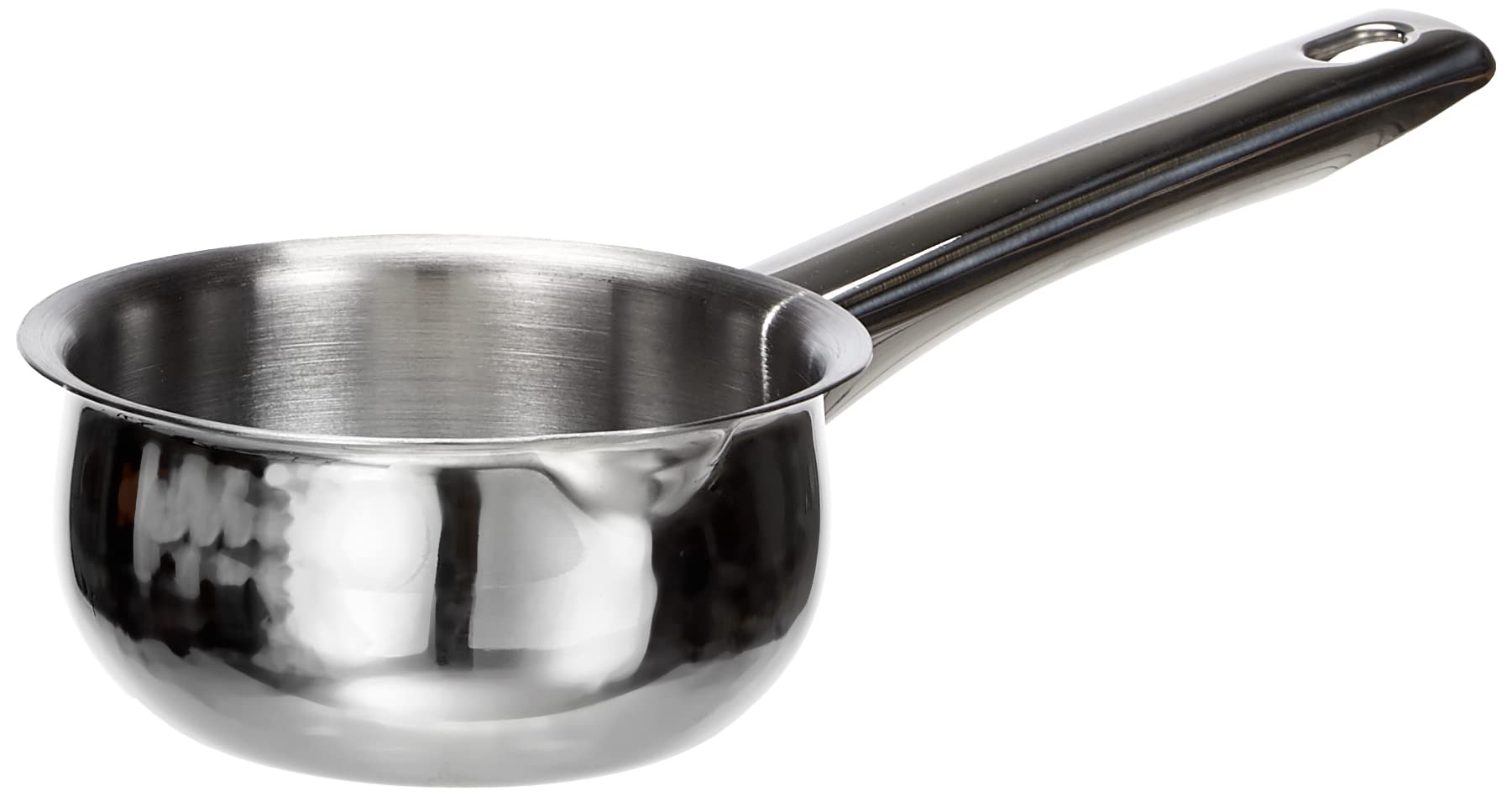 IBILI Prisma Curved Saucepan, 10 cm, Stainless Steel, Suitable for Induction Hobs