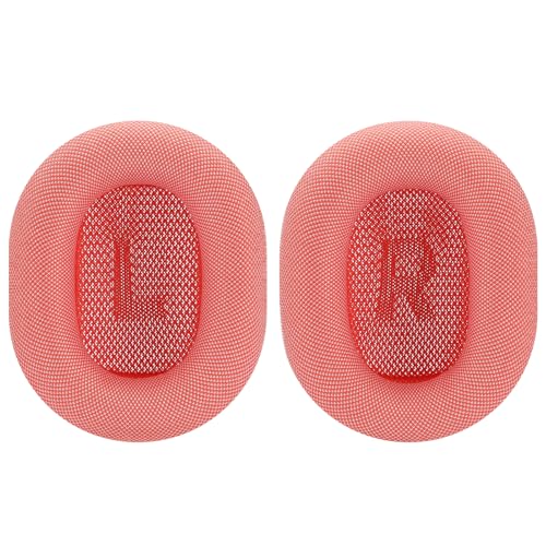 Damex earpads for airpods max Ear Cushions,Compatible with airpods max Ear Pads(2024 Version),Noise Cancelling, Breathable,Magnetic mounting, not Falling Off (Cherry red)