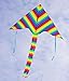 BeMax Twins Rainbow Delta Kites flyer Easy to Assemble Launch and Fly Kite - 1600