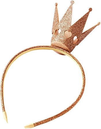 Nuobesty Couronne De Paillettes Bandeau Filles Anniversaire
