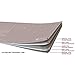 ANSIO A1 Double Sided Self Healing 5 Layers Cutting Mat Imperial/Metric 34 Inch x 22.5 Inch/89 cm x 59 cm - Grey/Brown