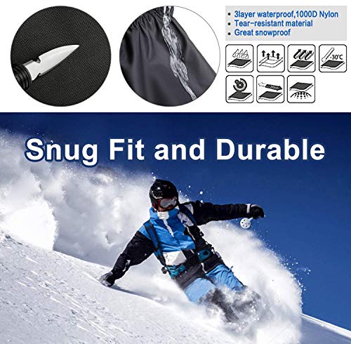 image for EnergeticSky Leg Gaiters Waterproof Snow Boot Gaiters for Men and Wome