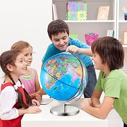 VEVOR Illuminated World Globe with Stand, 13