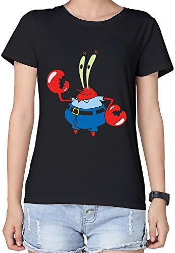 Womens Spongebob Squarepants Mr. Krabs Crab Fashion Shirts Vintage