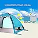 G4Free XL Pop Up Beach Tent 4-5 Person, Portable Automatic Beach Tent Instant Easy Outdoor Cabana for Family Adults(Lake Blue)