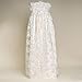 Stunning Baby Lace Satin Christening Dress Baptism Gowns with Bonnet 3-24M (6M)