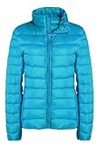 ZSHOW Women's Outwear Down Coat Lightweight Packable Powder Pillow Down Jackets, US X-Large, Acid Blue