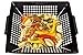 Clear Choice Cookware Vegetable Grill Basket BBQ Grill Pan Quesadilla Topper - Non Stick Barbecue Accessories Also for Chicken Meat Fish from