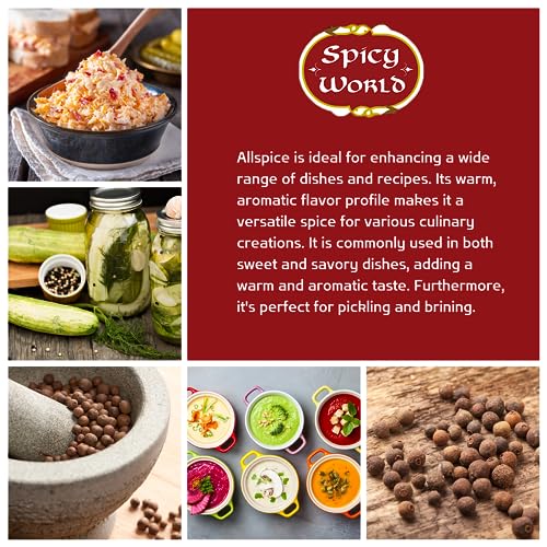 Spicy World Whole Allspice Berries 1 LB Resealable Bag All Spice