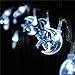 INST 20 Islamic EID Ramadan 2m/20 LED Stars and Moons Festival LED String Light Decoration, White Color