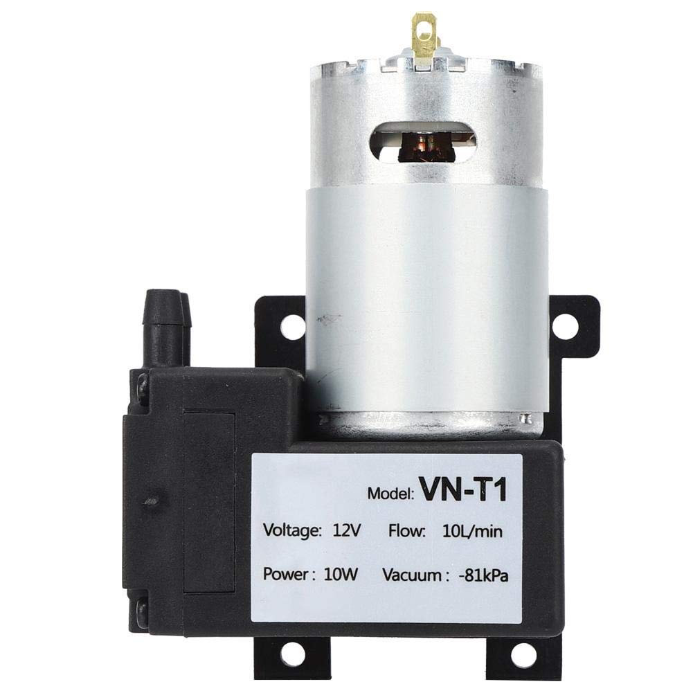 12V DC Miniature Vacuum Pump 10L/min Quiet Operation with Variable Suction Adjustment for Workshop Gas Extraction Systems