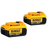 DEWALT 20V MAX 3 Ah Lithium Ion Battery 2-Pack