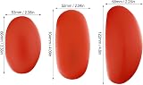 Namvo Pottery Clay Ribs 3 Pieces Soft Rubber Kidney 3 Sizes view 3