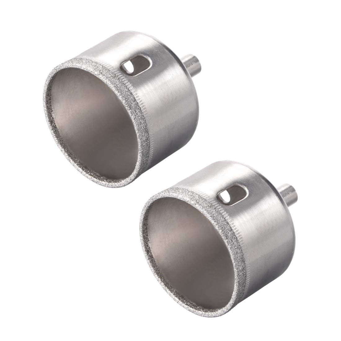 sourcing map 45mm Diamond Drill Bits Hole Saws for Glass Tile Porcelain Marble Ceramic Bottles Pots Brick Pack of 2