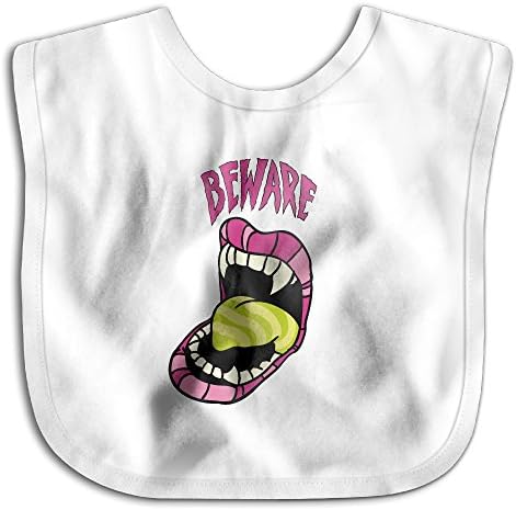 Vampire Lips Beware Soft Towel Cotton Bibs Toddler Neck Saliva Babysuits For Baby