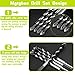 6PCS Ceramic Tile Drill Bits, Mgtgbao Masonry Drill Bits Set for Glass, Brick, Tile, Concrete, Plastic and Wood Tungsten Carbide Tip for Wall Mirror and Ceramic Tile with Size (6mm-12mm).