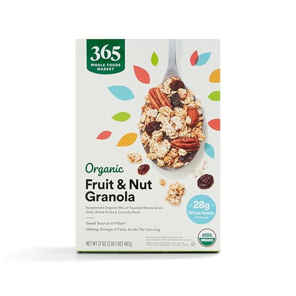 365 BY WHOLE FOODS MARKET, ORGANIC GRANOLA FRUIT...