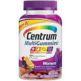 Centrum MultiGummies Women (150 Count, Natural Cherry, Berry, Orange Flavor) Multivitamin/Multimineral Supplement Gummies